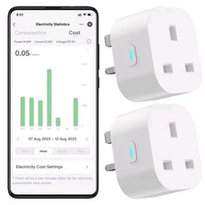 2x WiFi Tuya Smart Plug UK 16A