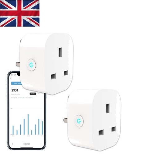 Pack smart plugs - 2-pack, for