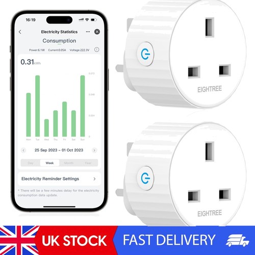 Smart wifi plugs 13a - smart,